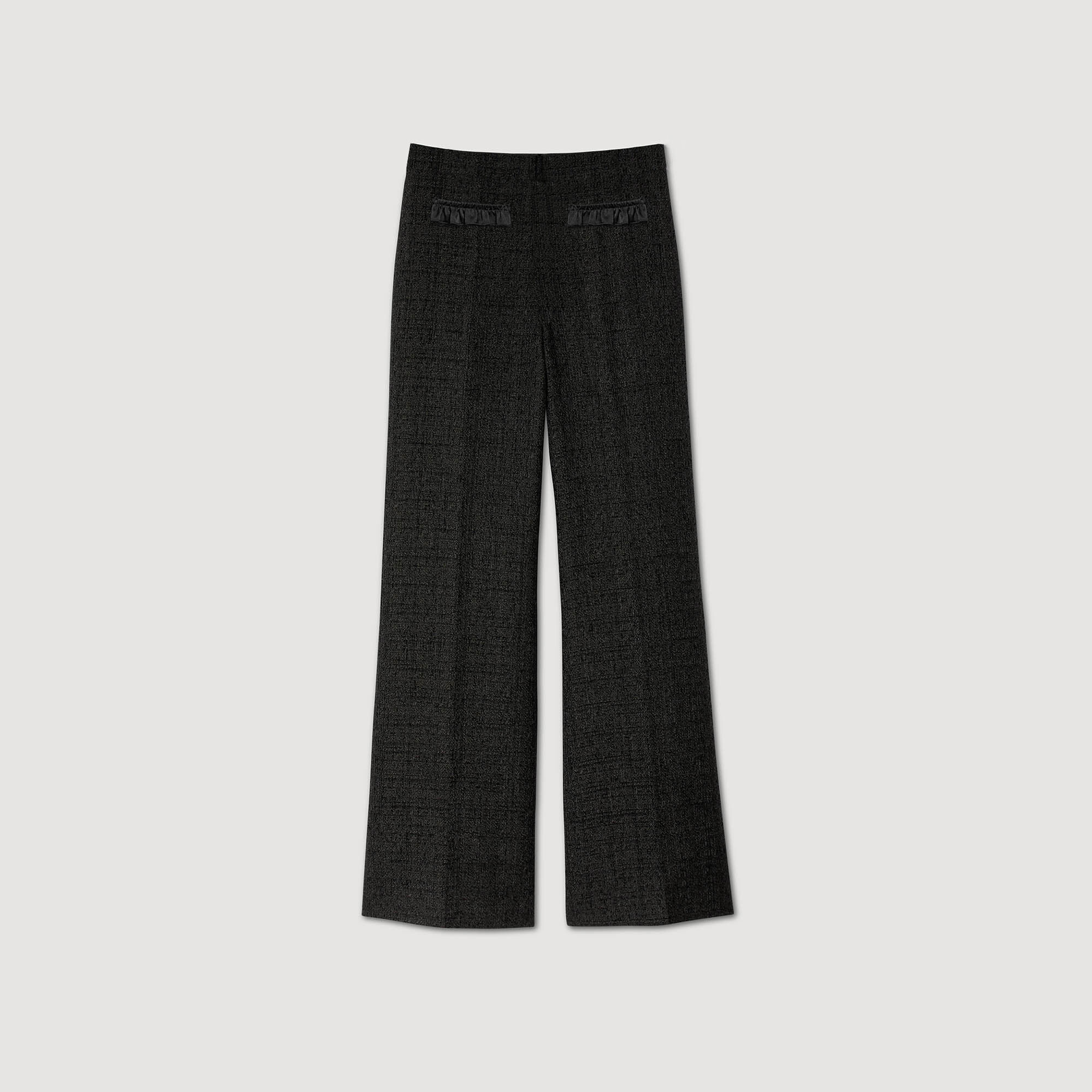 Pantalon de tailleur en tweed