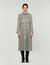 Trenchcoat mit Hahnentrittmuster