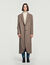 Long double-faced wool coat - Women | Sandro