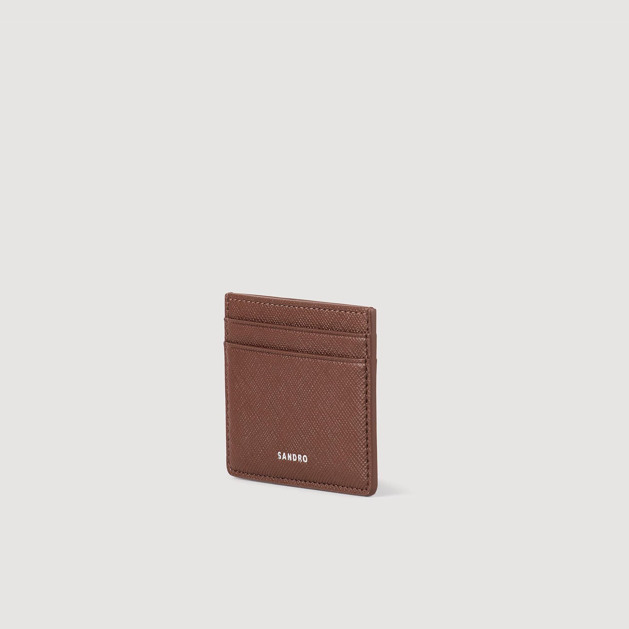 Reconstituted leather cardholder