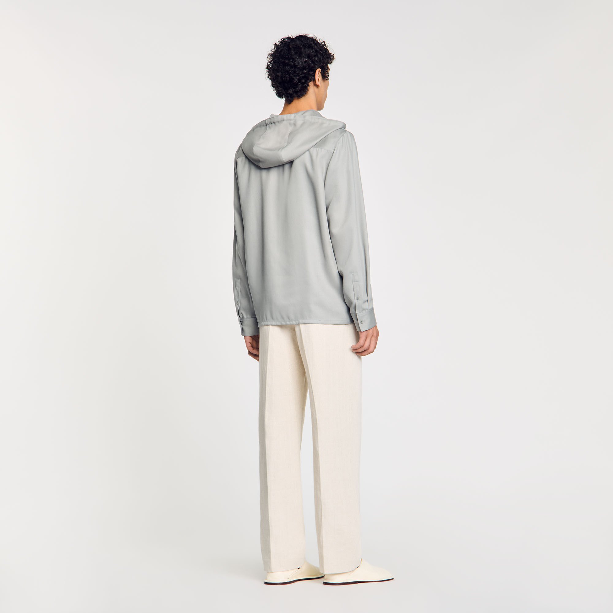 Hooded shirt
