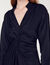 Robe courte à manches longues