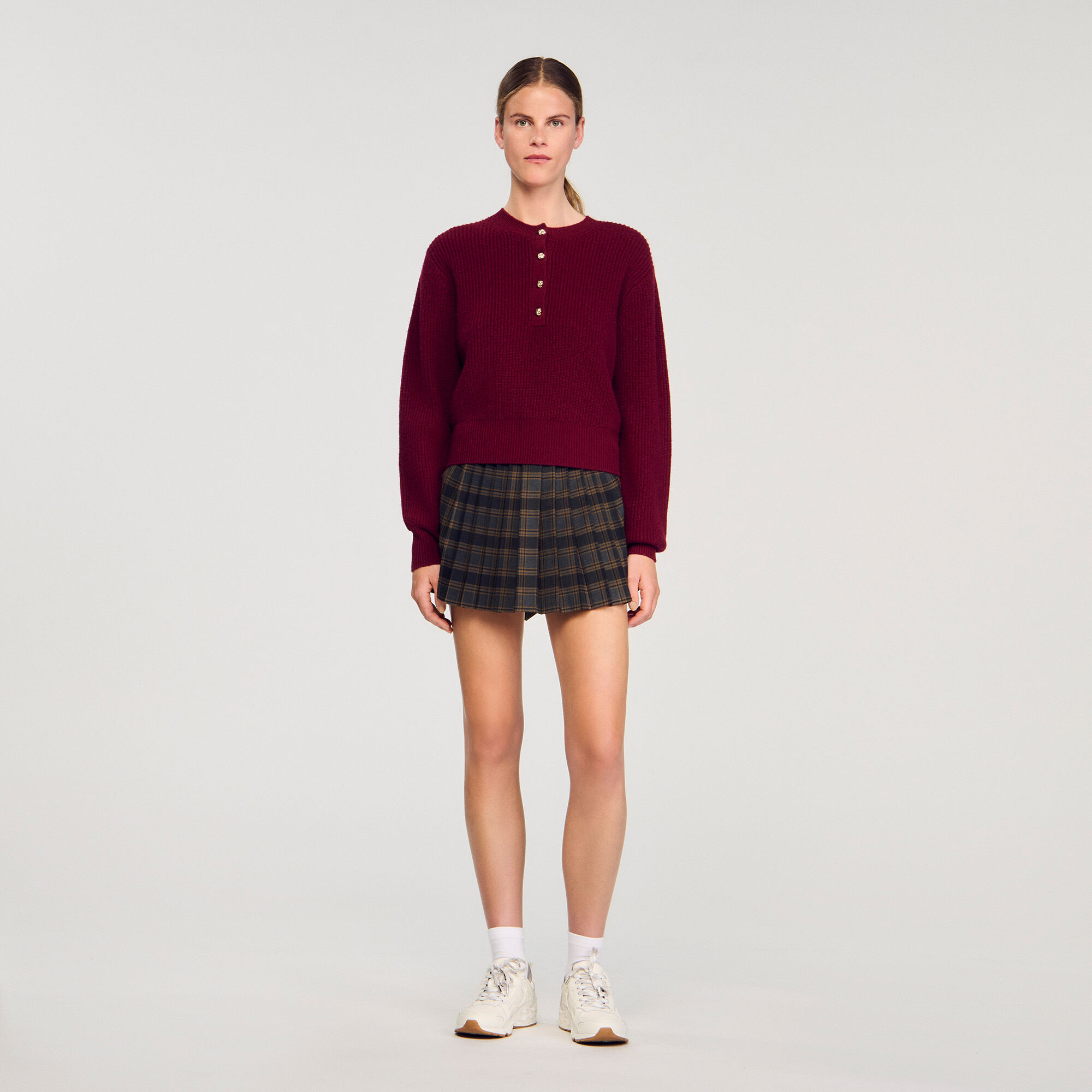 Pull tunisien laine et cachemire