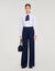 Pantalon droit asymétrique