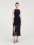 Robe longue à franges