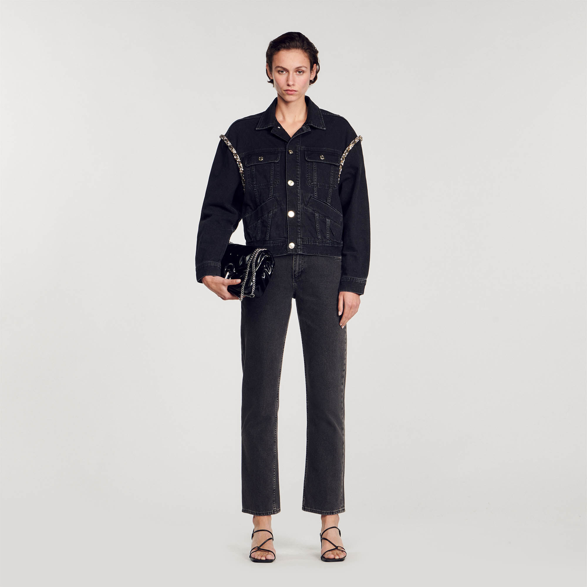 Denim jackets for women Sandro Paris