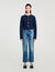 Cardigan with ruffle collar