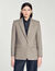 Herringbone suit jacket