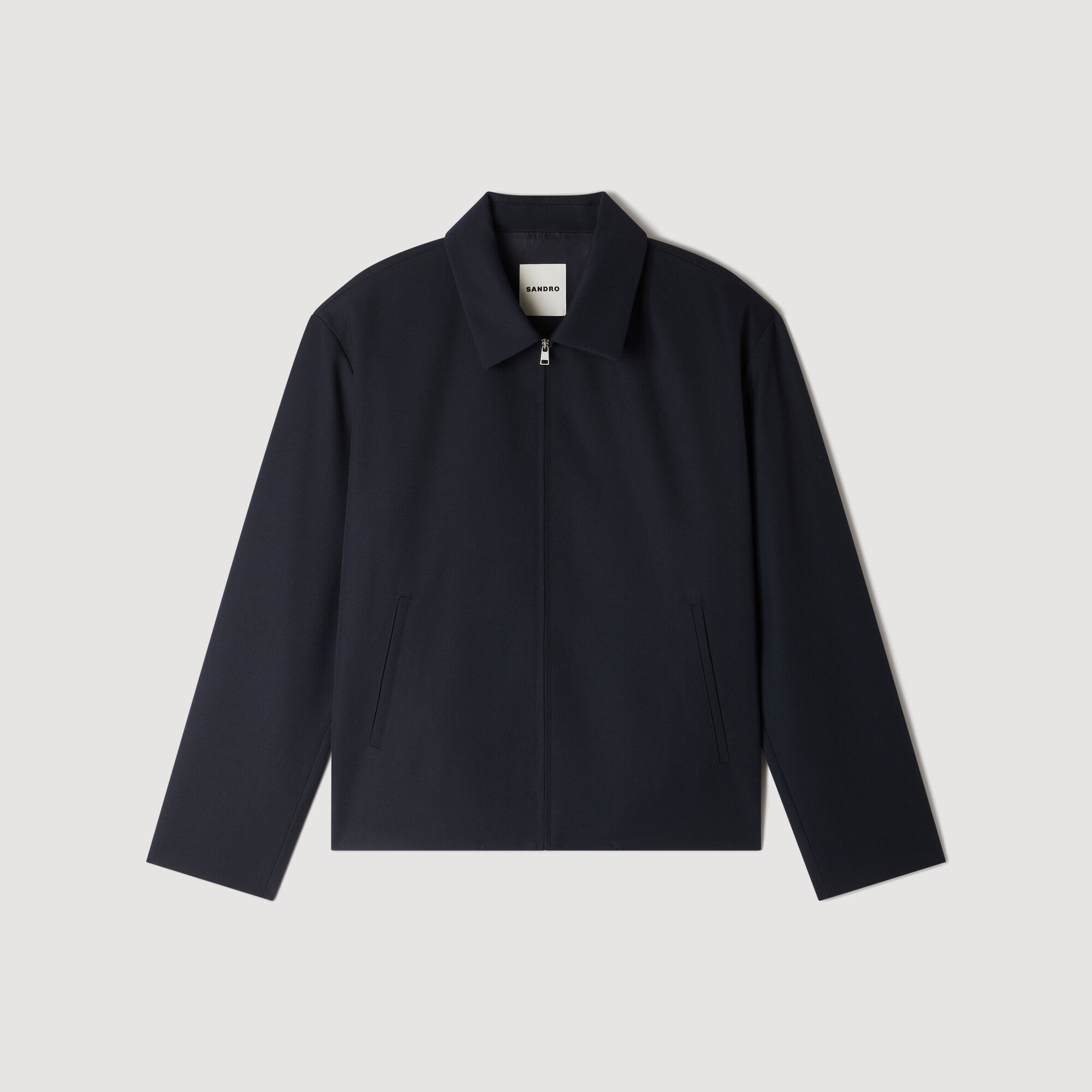Minimalist zip-up jacket