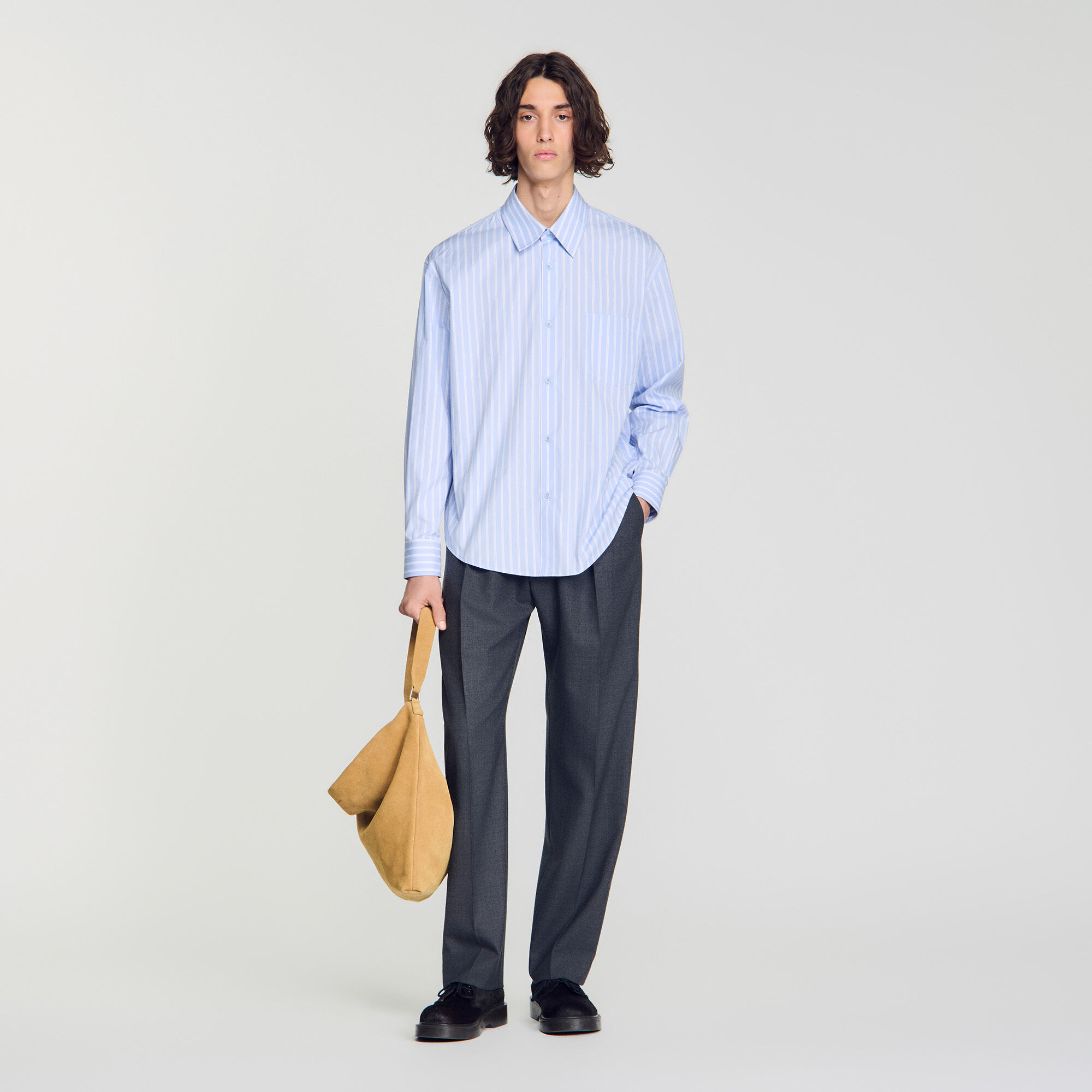Striped cotton shirt