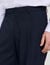 Pantalon large de costume en laine