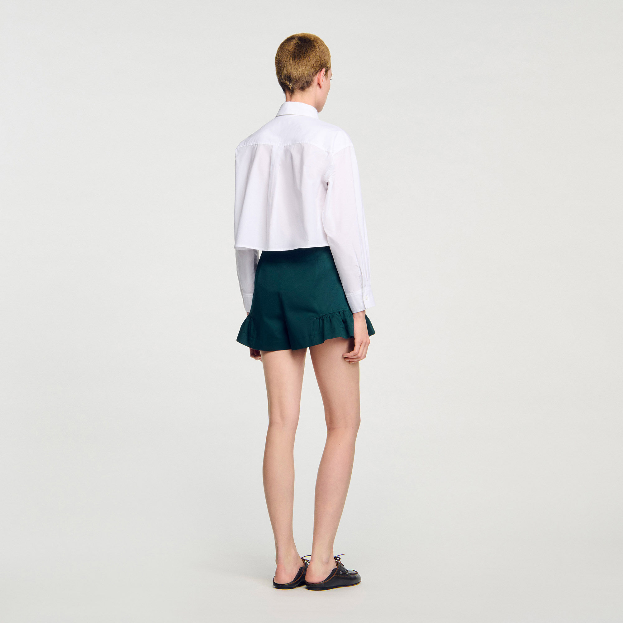 Ruffled shorts