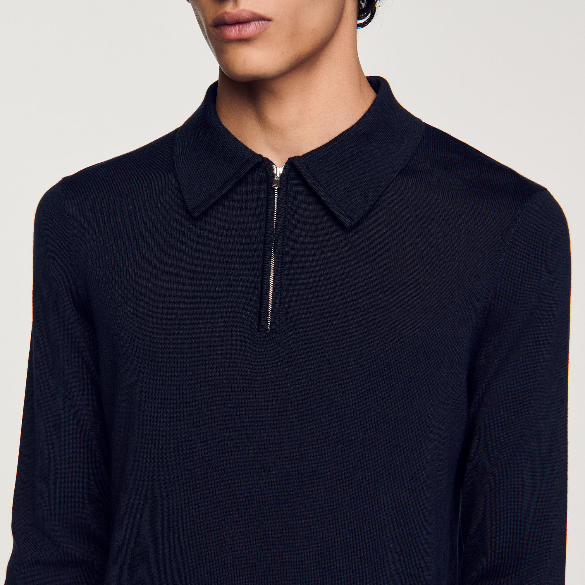 Polopullover aus Strick
