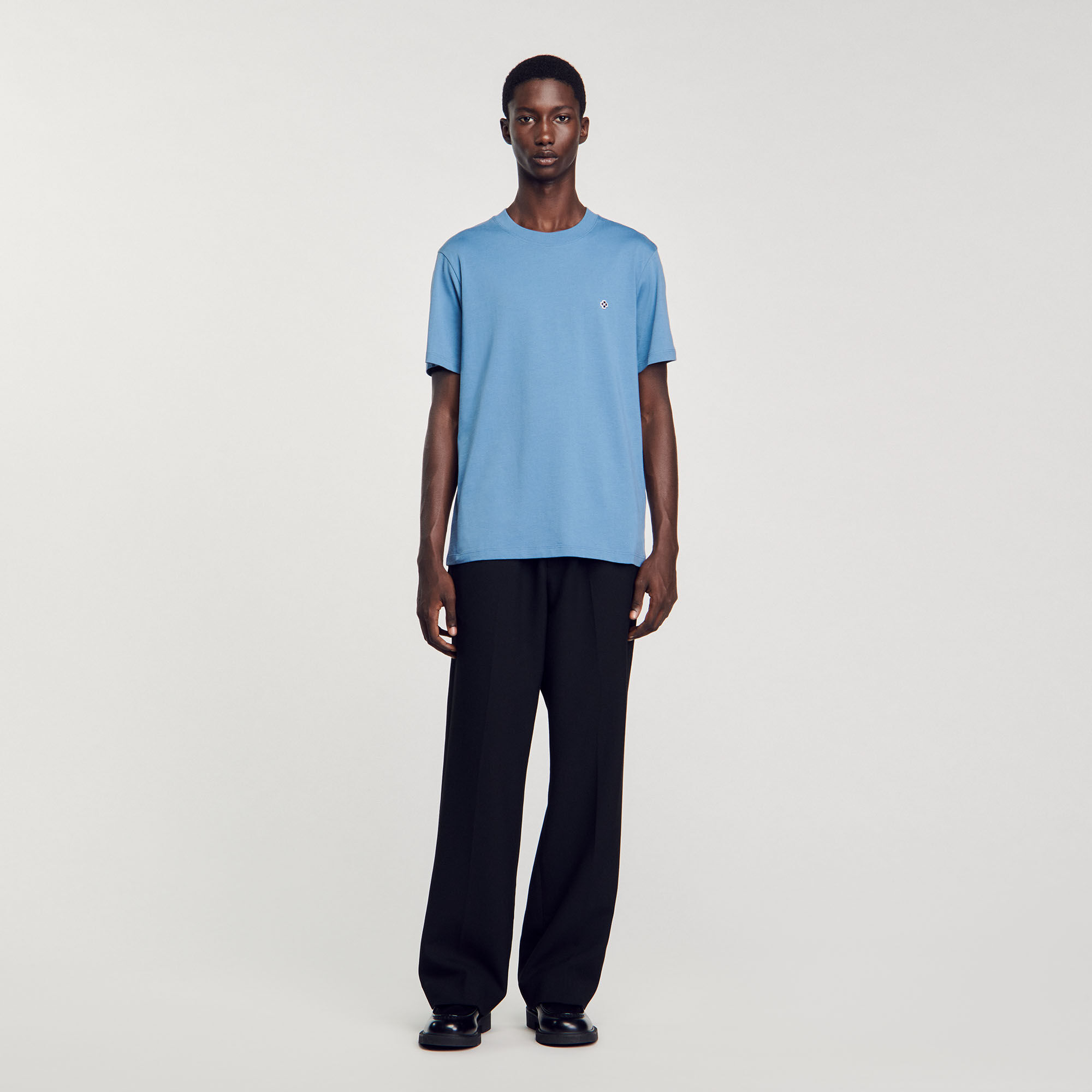 T-shirt with Square Cross patch