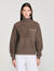 Weiter Rollkragenpullover