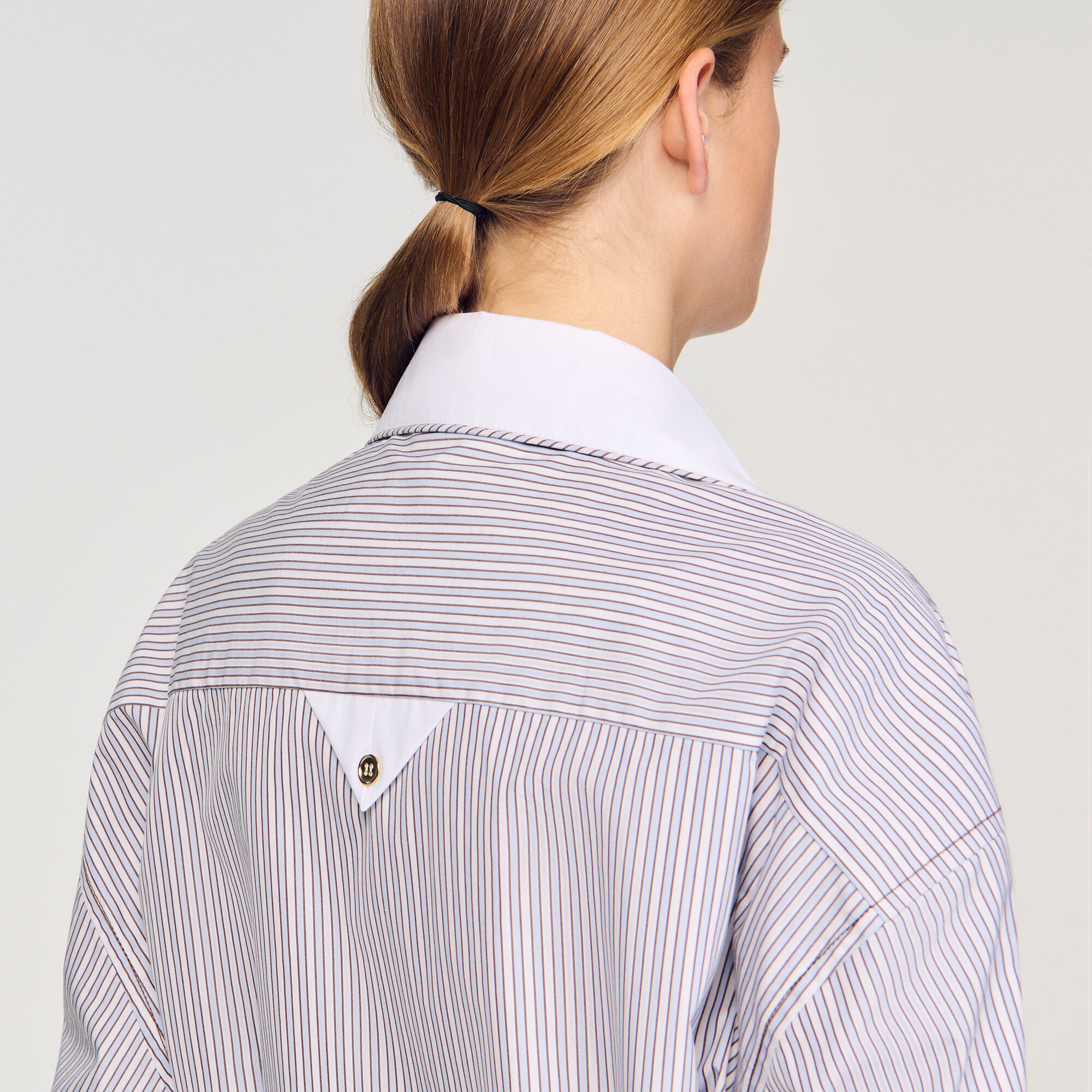 Gestreiftes Oversize-Hemd