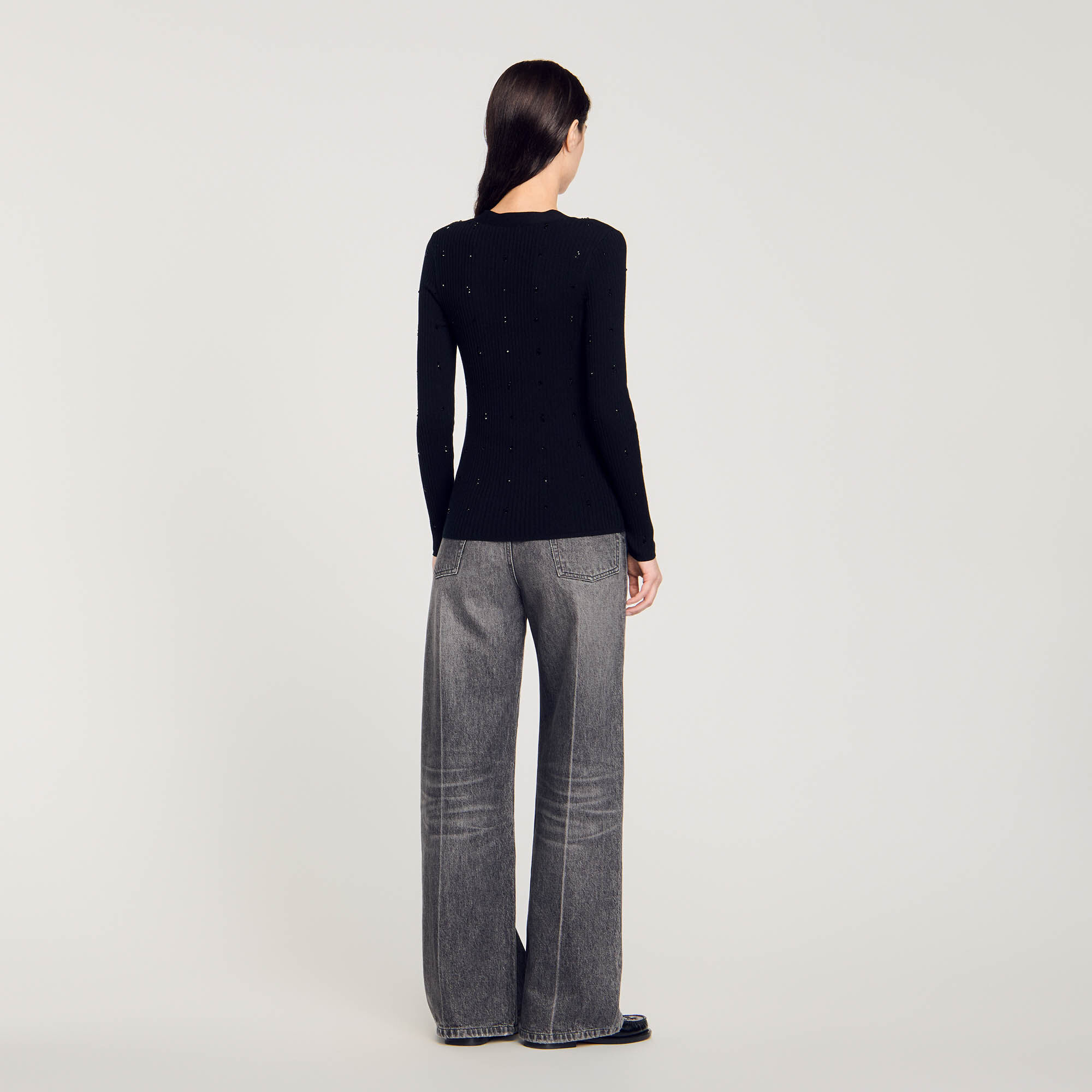 Cardigan à strass