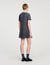 Short pleated dress with rhinestones