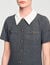 Short pleated dress with rhinestones