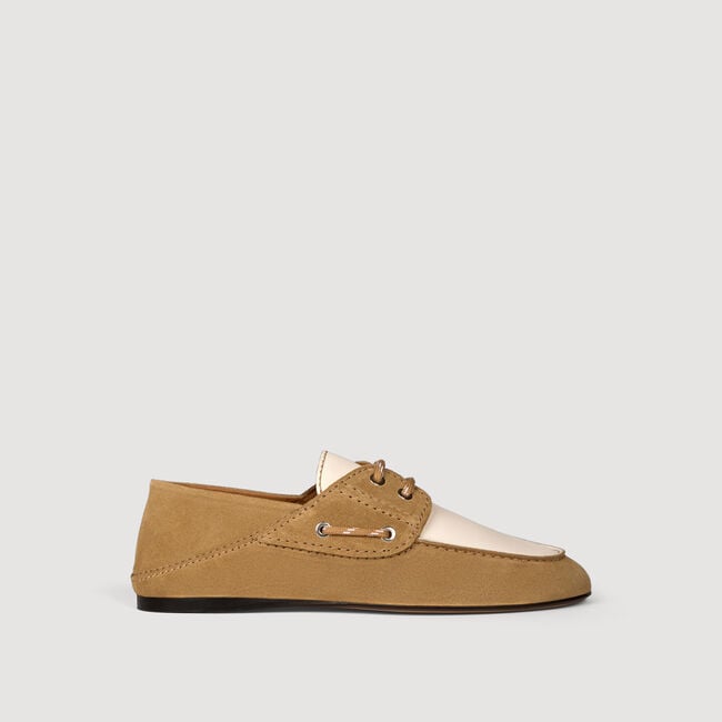 Suede boat shoes