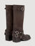 Lederstiefel mit Schnallen