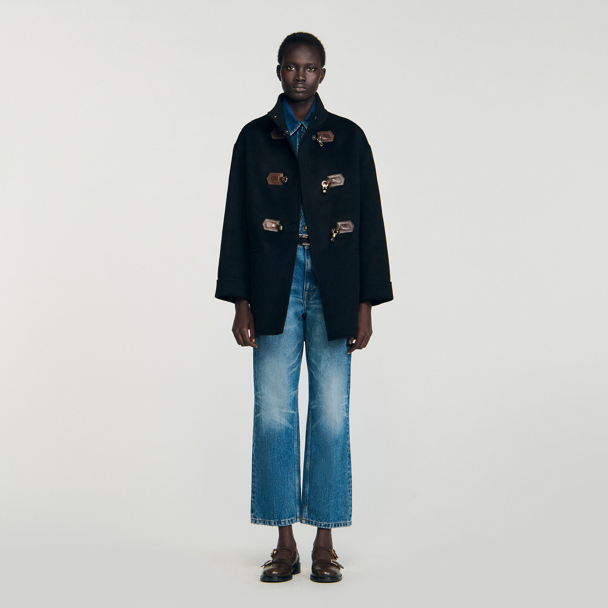 Oversized pea coat
