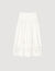 Long poplin skirt