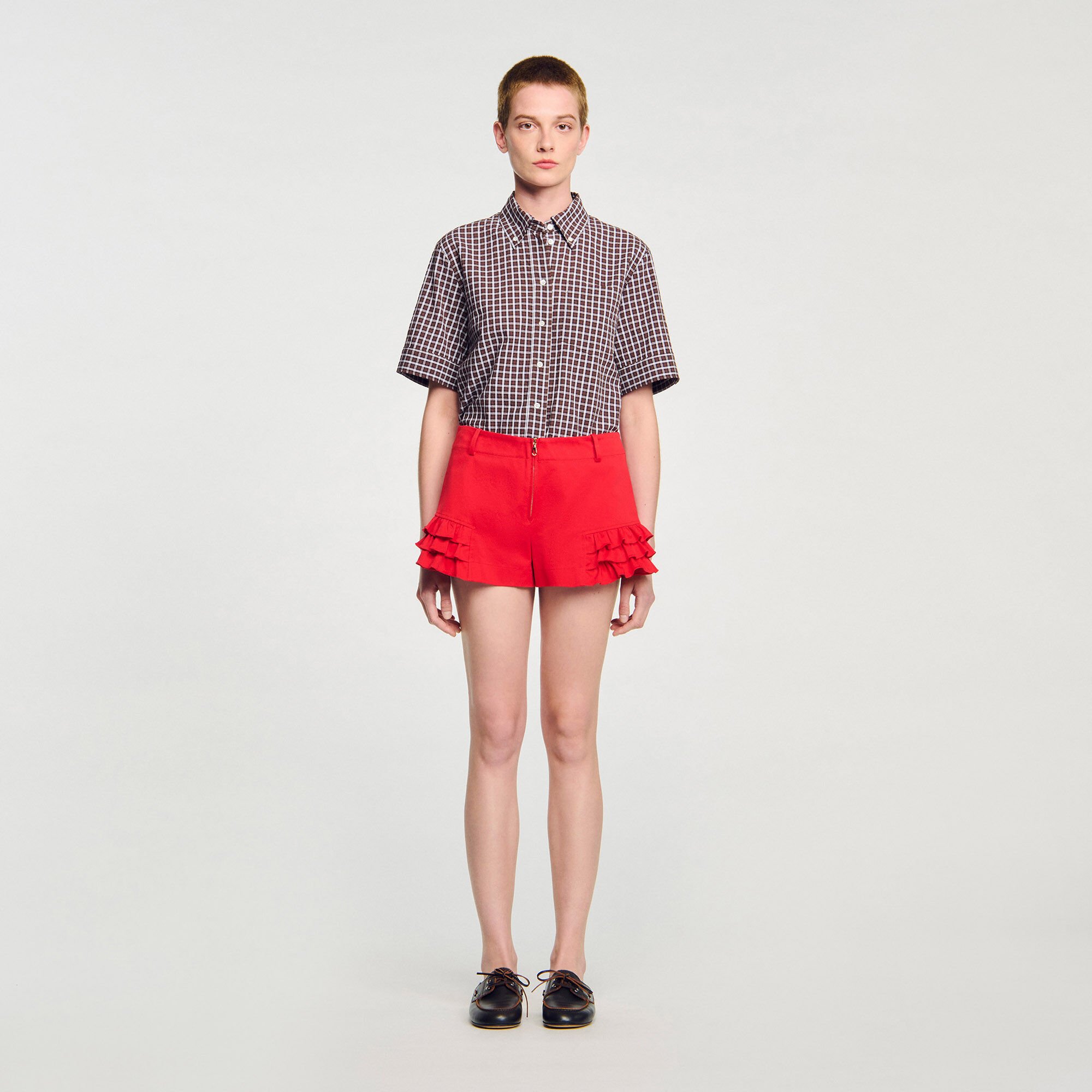 Ruffled shorts