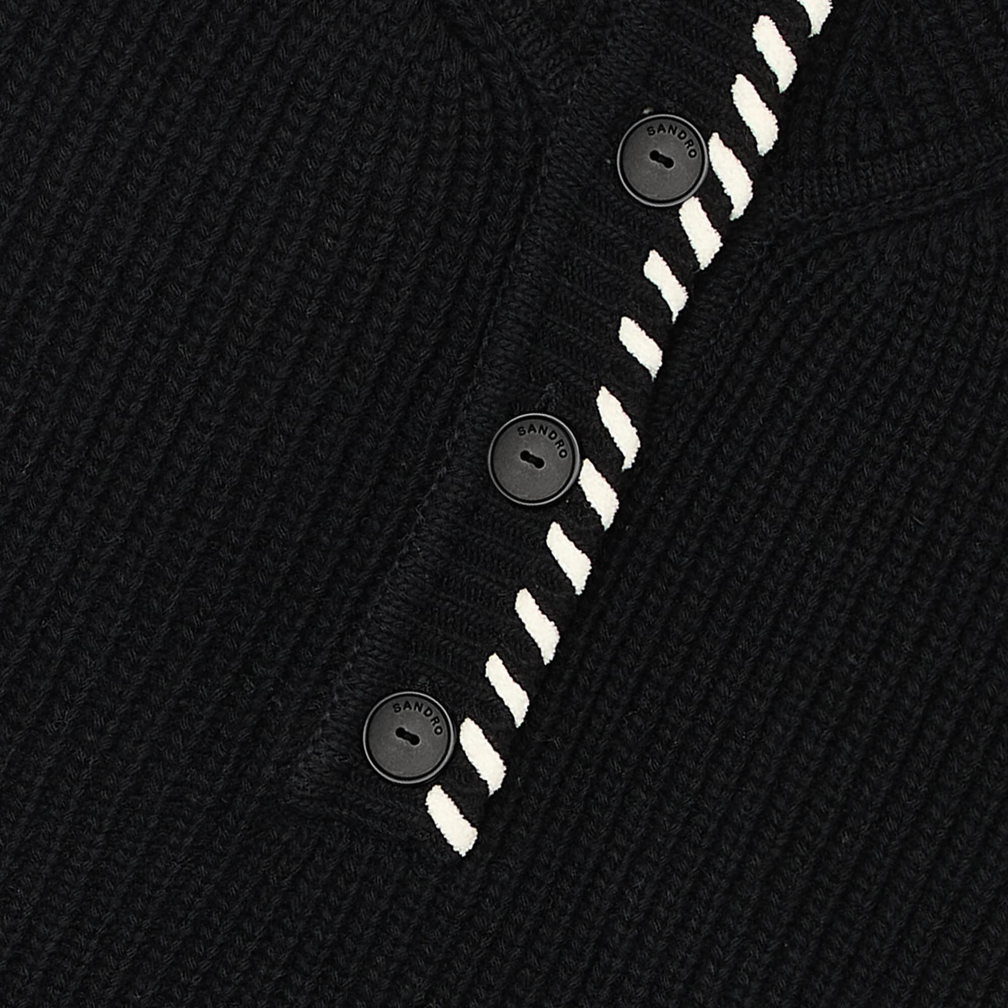 Knit collar snood