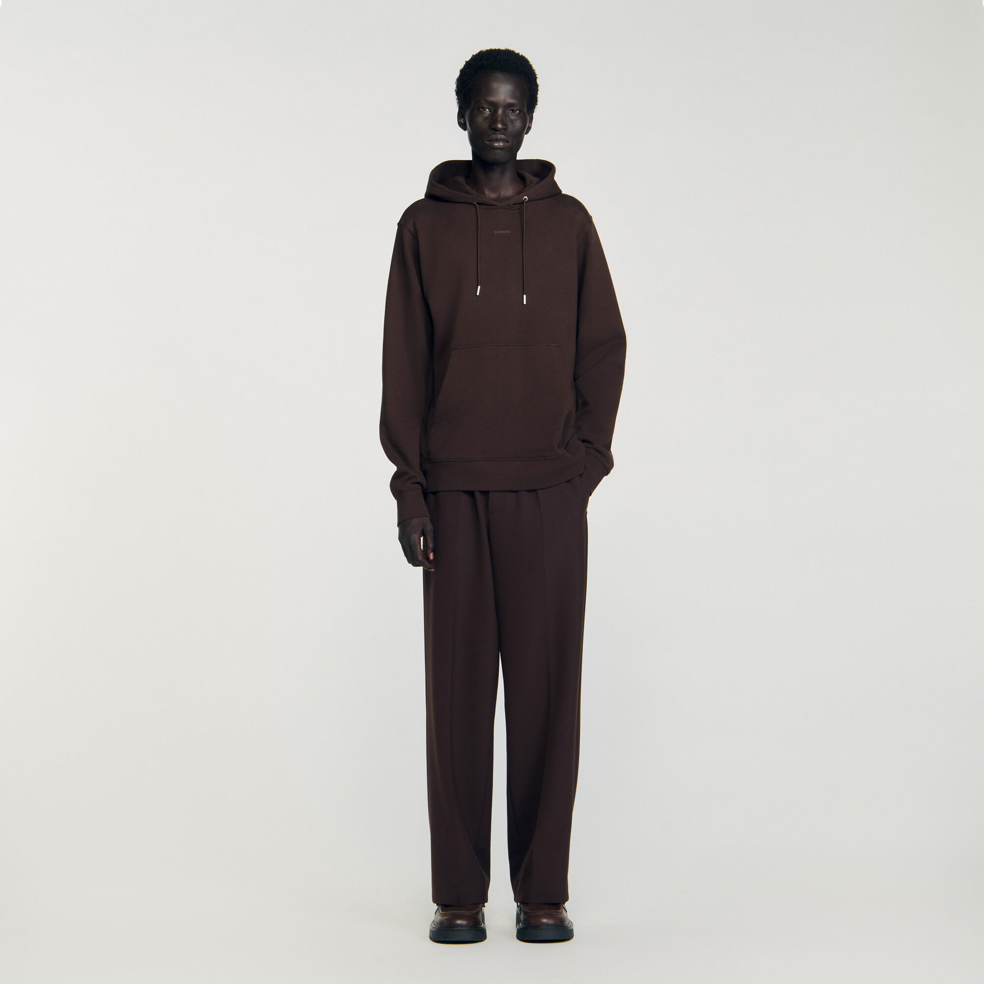 Sweatshirt à capuche logo