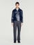 Blouson zipp&eacute; en cuir