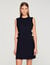 Robe courte à découpes