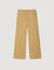Wide-leg cotton trousers
