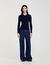 Rib knit jumper