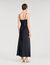 Satin-effect maxi dress