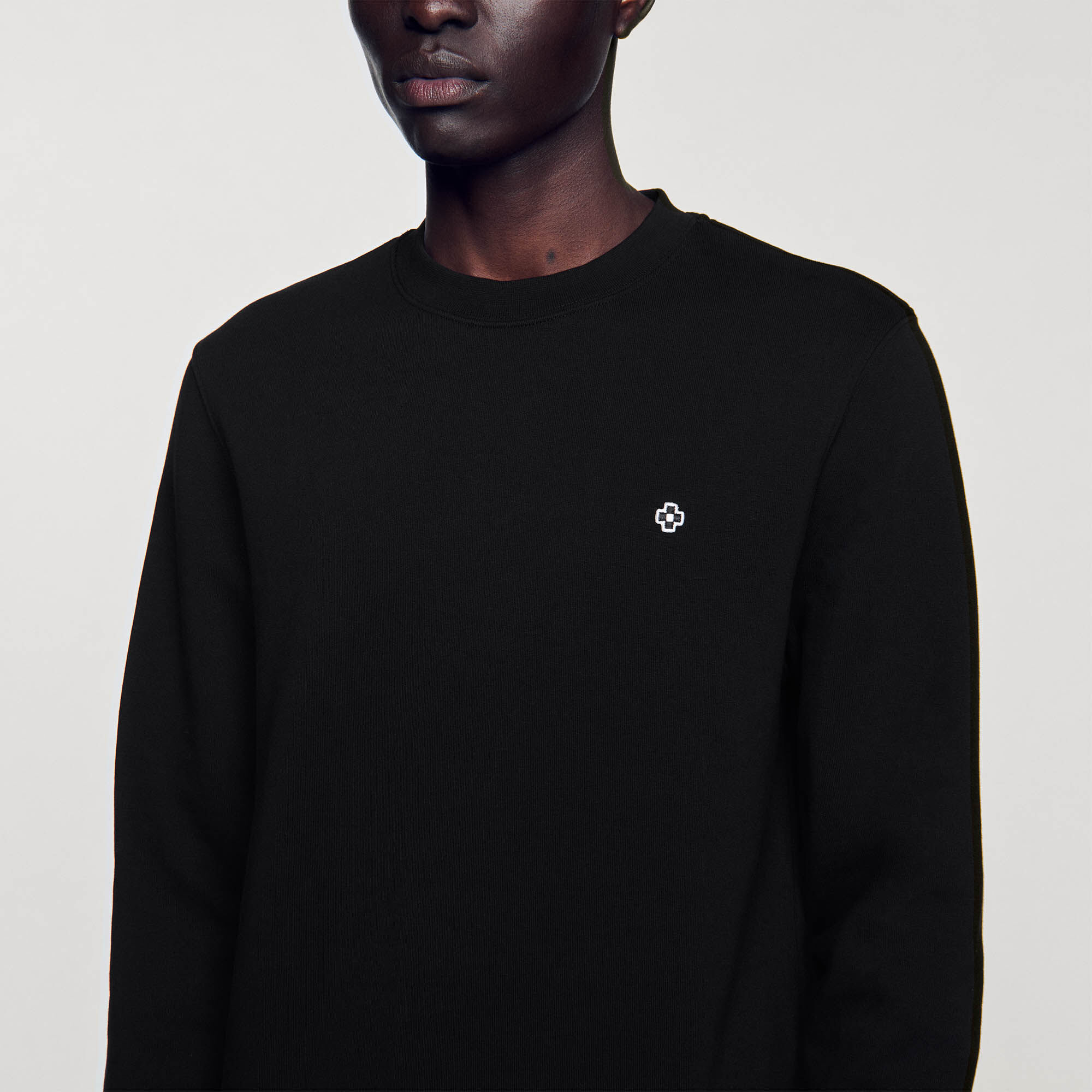 Sweatshirt mit Square-Cross-Motiv