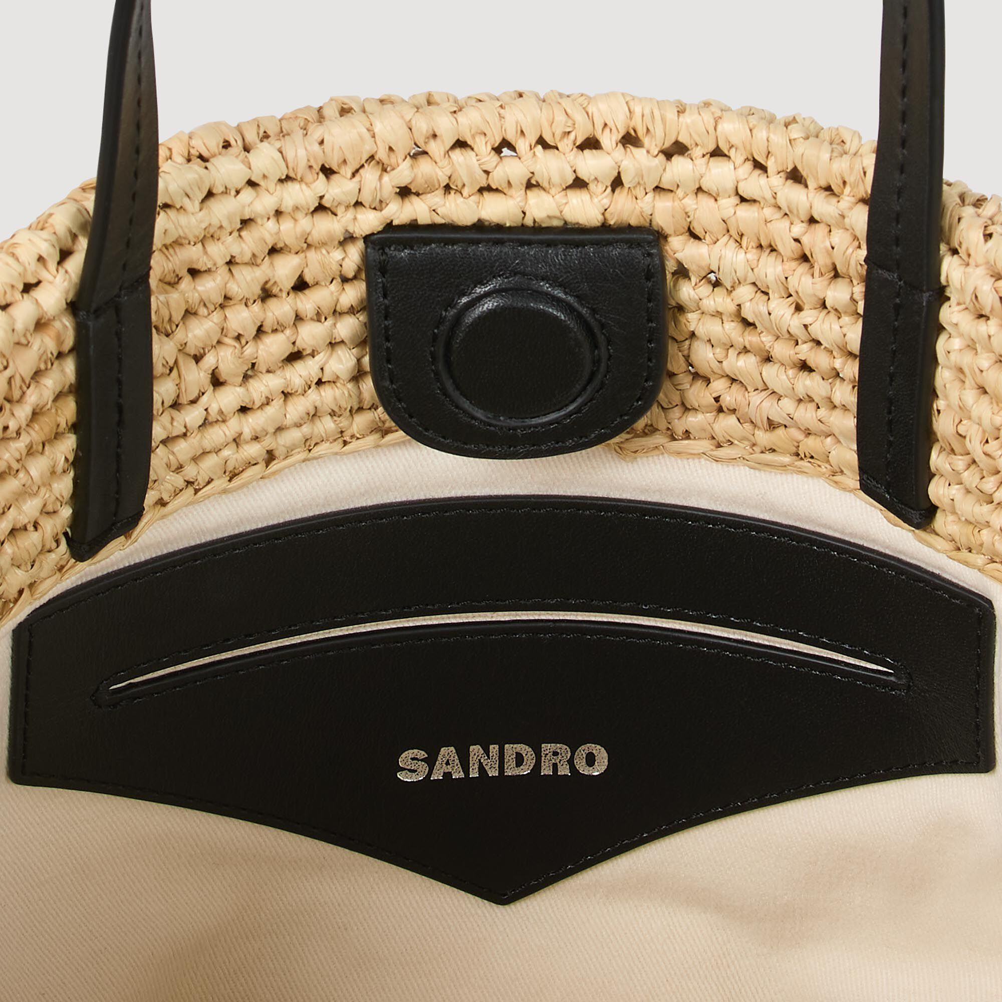 Sac panier en raphia