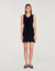 Kurzes Kleid aus Rippstrick