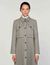 Trenchcoat mit Hahnentrittmuster