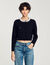 Cardigan à col perlé 