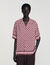 Square Cross motif flowing blouse