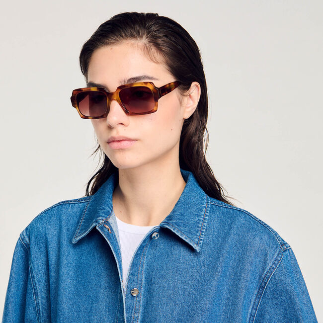 Quadratische Sonnenbrille