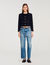 Tweed-Jacke mit Volants