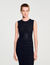 Langes Strickkleid mit Nieten