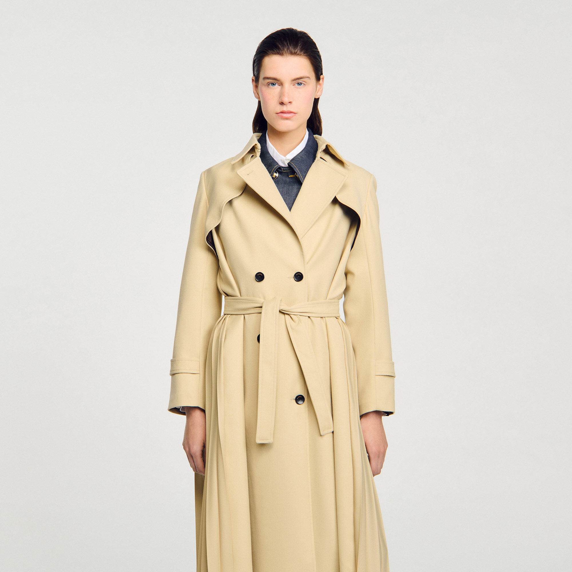 Trenchcoat mit Gürtel