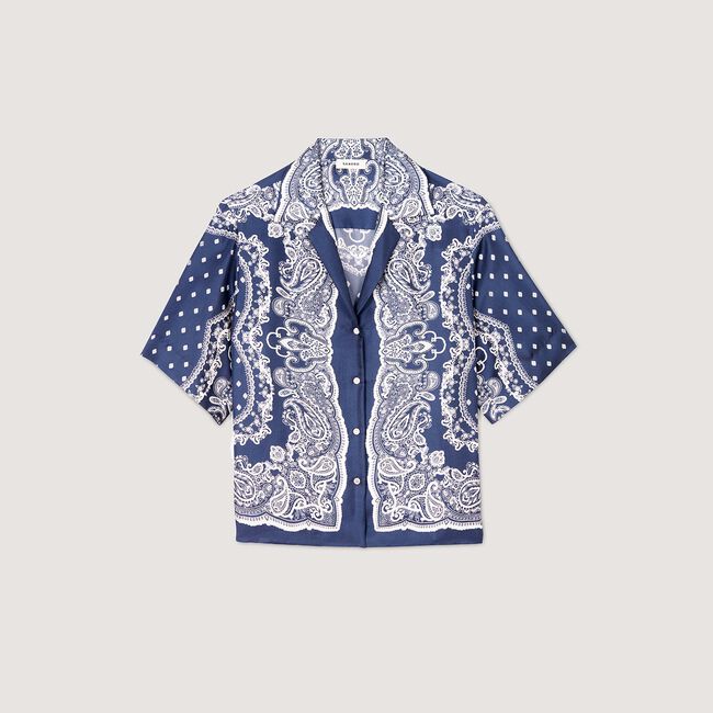 Chemise à imprimé bandana