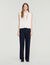 Ruffled collar shirt
