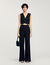 Sequinned suit trousers