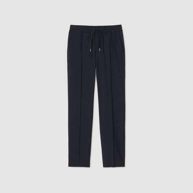 Elastische Hose mit geradem Schnitt