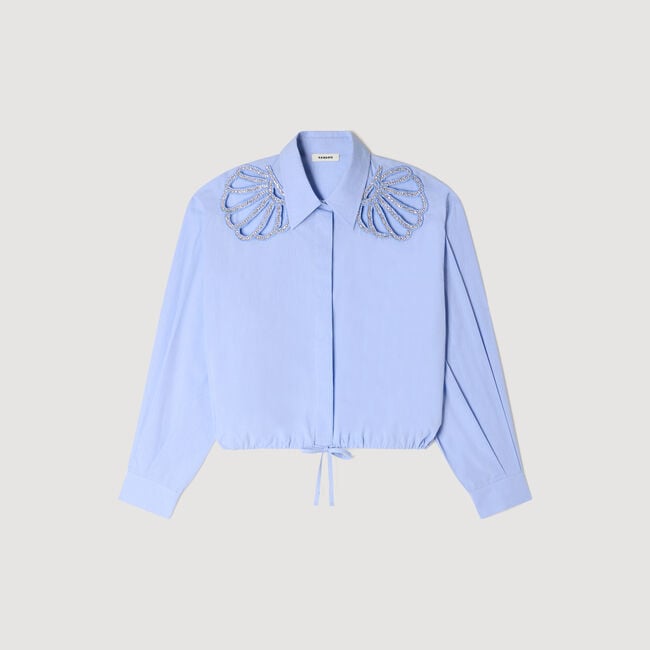 Embroidered cotton shirt